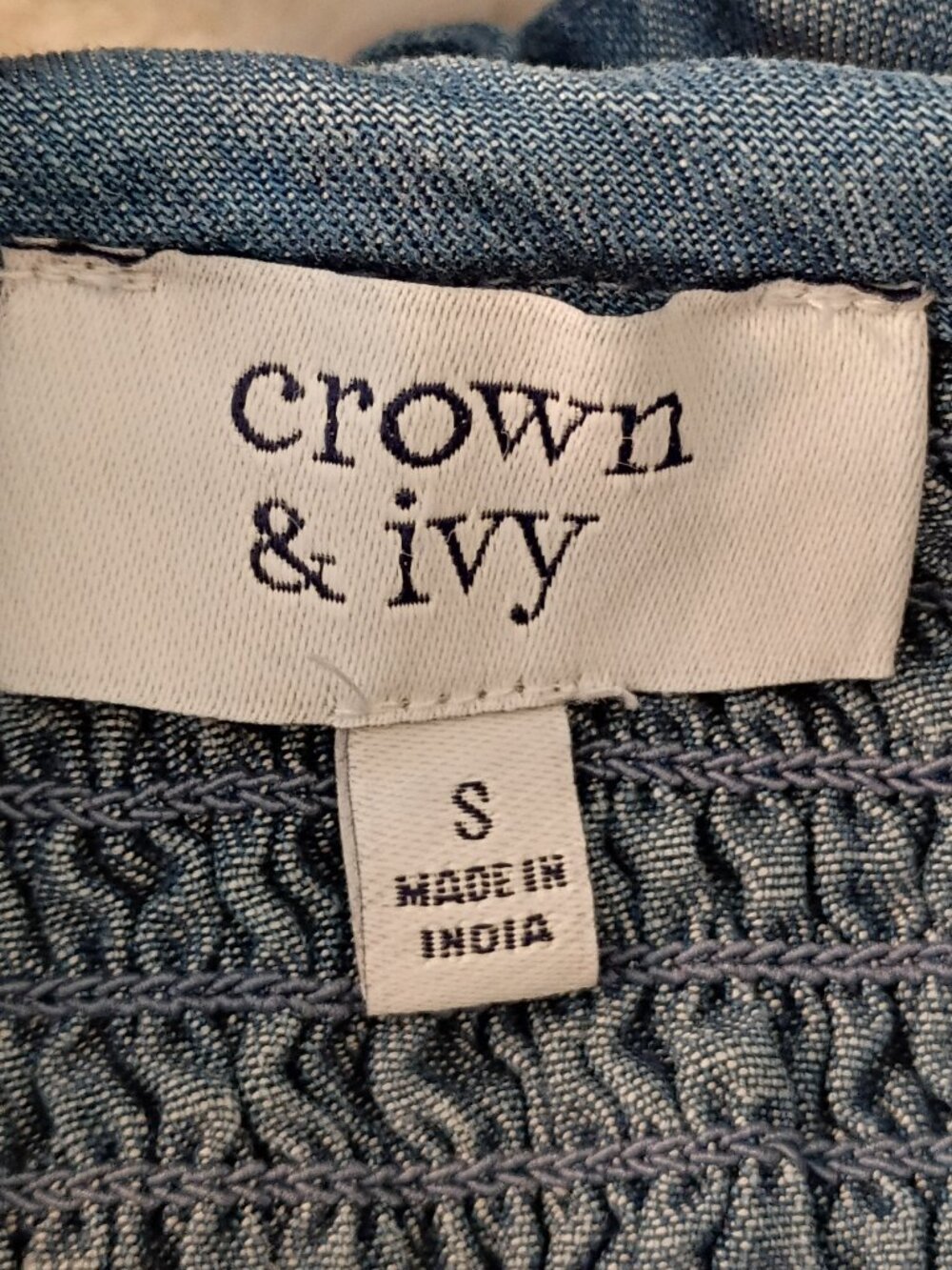 Crown & Ivy Smocked Midi Dress